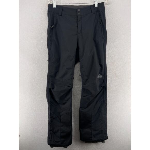 REI Snowpants Adult XS Peak 2L Powderbound Insulated Ski Snowboard Nylon Black - Picture 1 of 14